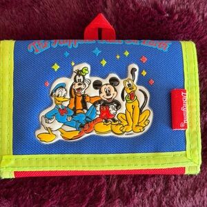 Disney Blue and Red Kids Wallet
